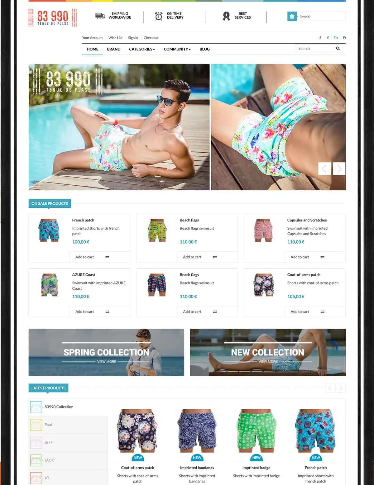 Site web 83990 Tenue de Plage