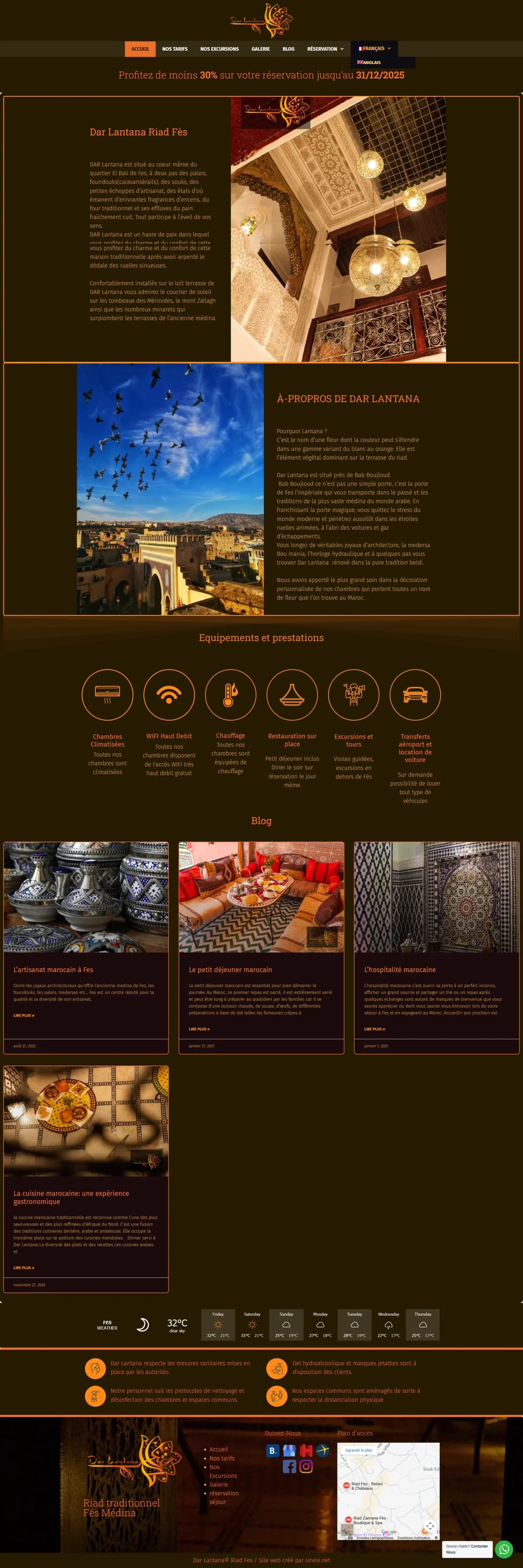 Site web Dar Lantana