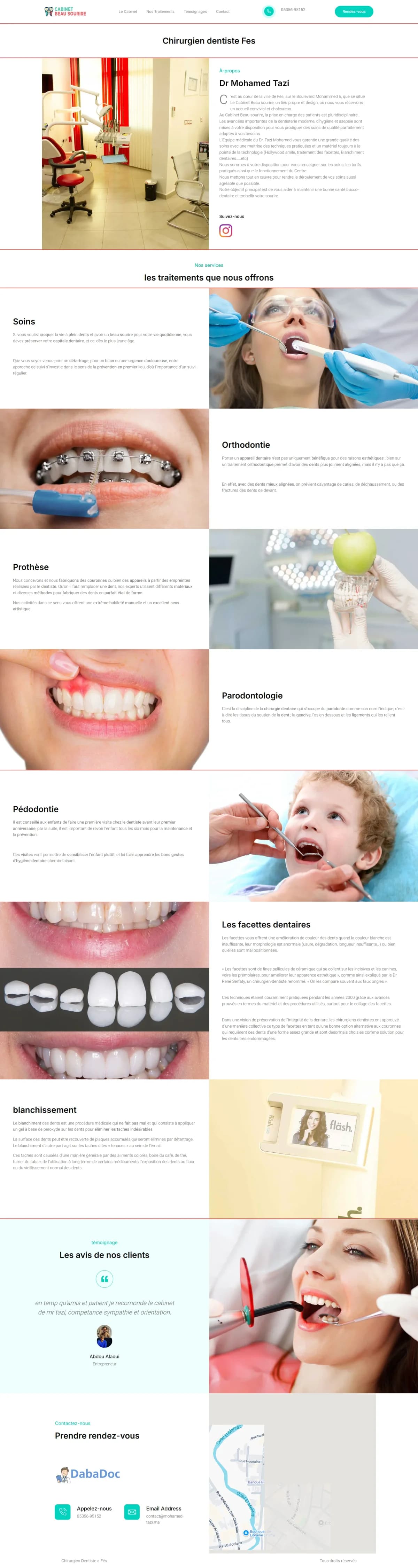 Site web Mohamed Tazi