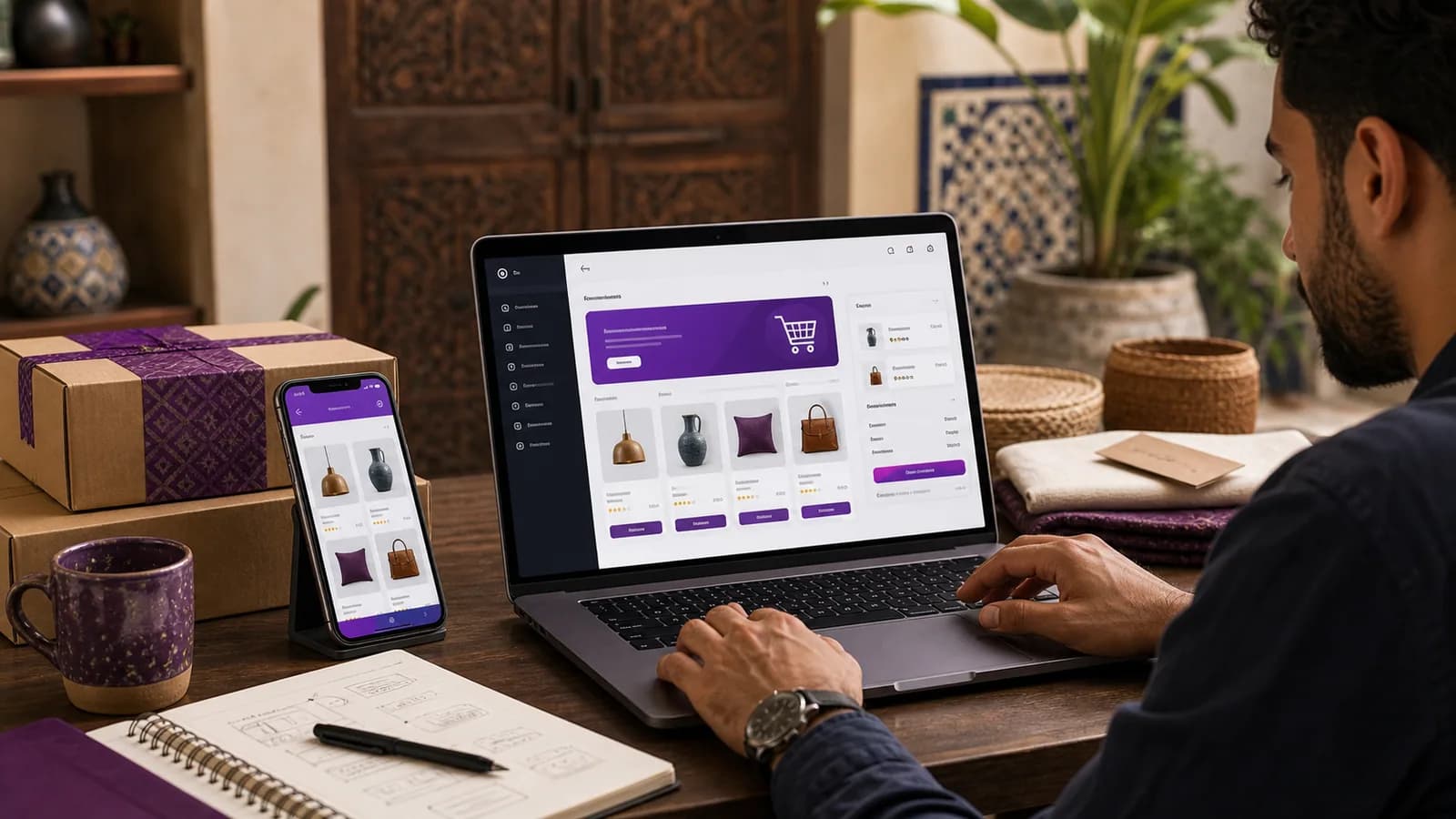 Lancement d'une boutique en ligne au Maroc
