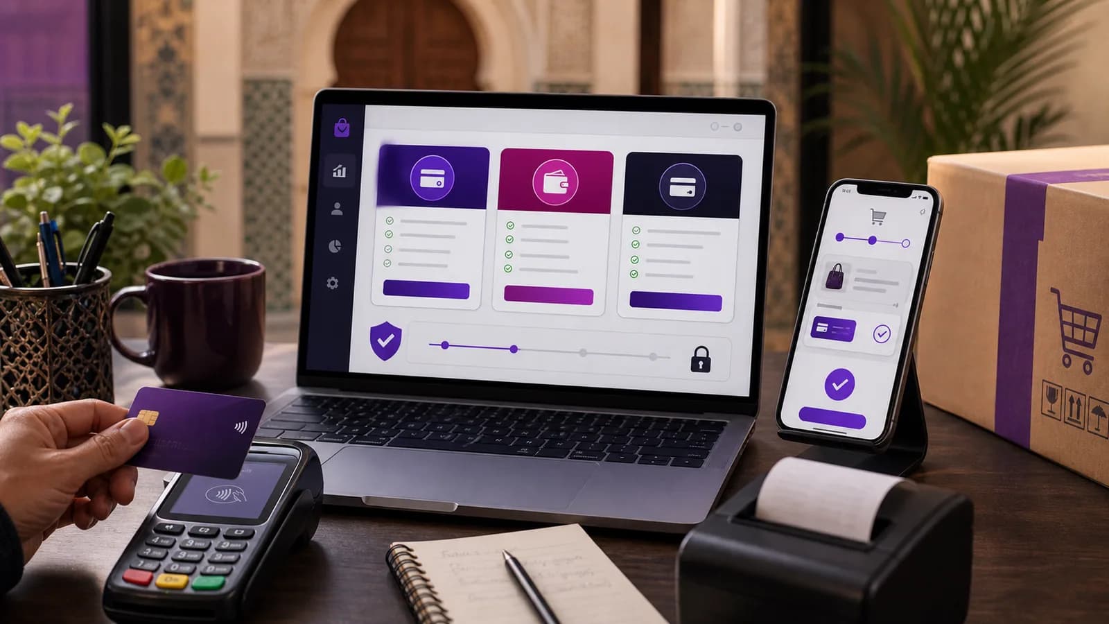 Paiement en ligne securise pour e-commerce marocain