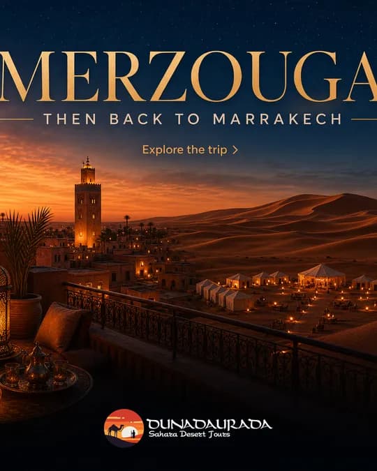 Publication Duna Daurada : Merzouga au départ de Marrakech