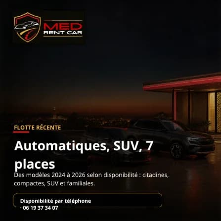 Publication Facebook Med Rent Car flotte recente