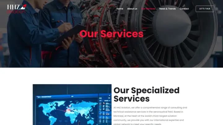 HHZ Aviation - خدمات الطيران