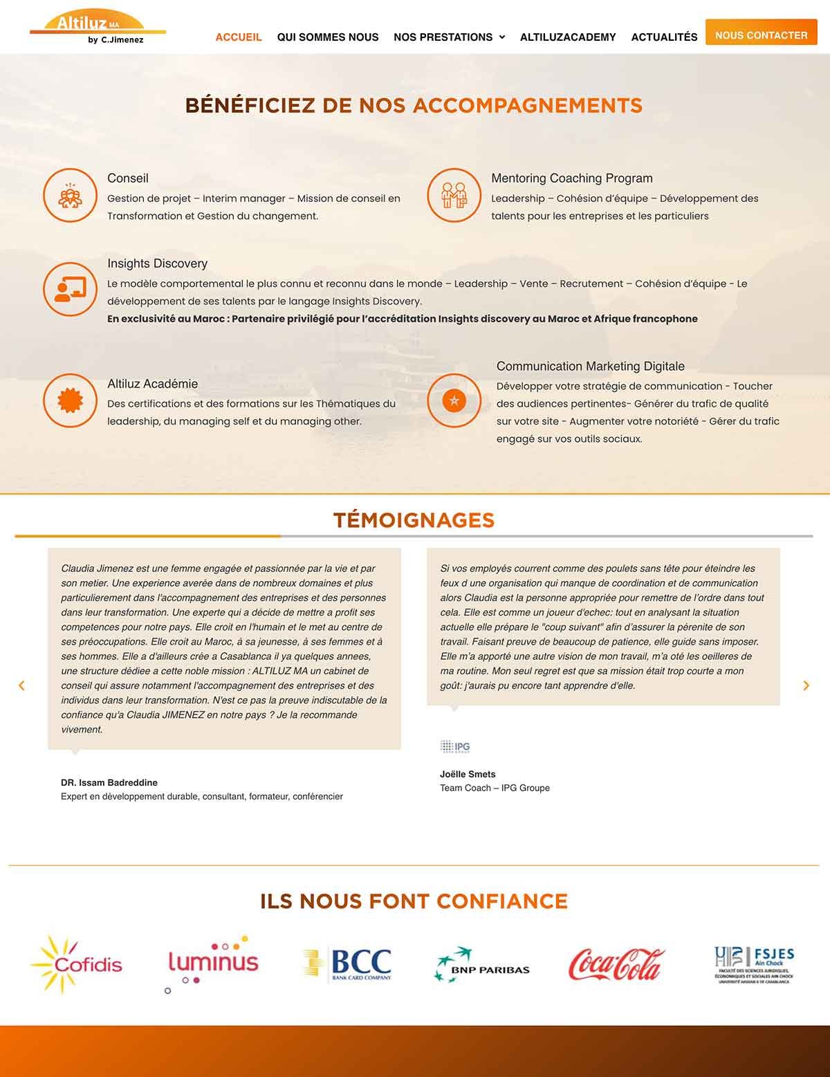 sinesi,developpement web,agence web, Accueil